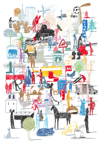 Guido Scarabottolo | Milano | 108 x 75 cm | SCA 278