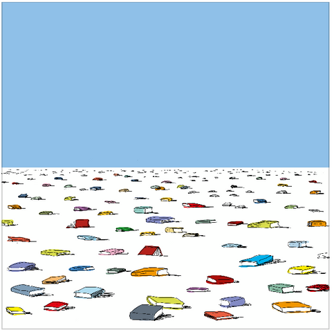 Guido Scarabottolo | Senza titolo | 27 x 27 cm | (MINISCA 154)