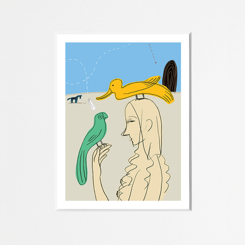 Guido Scarabottolo | Senza titolo | 30 x 30 cm | (MINISCA 134)