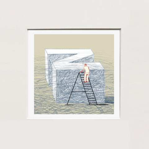 Guido Scarabottolo | Senza titolo | 25 x 25 cm | (MINISCA 158)