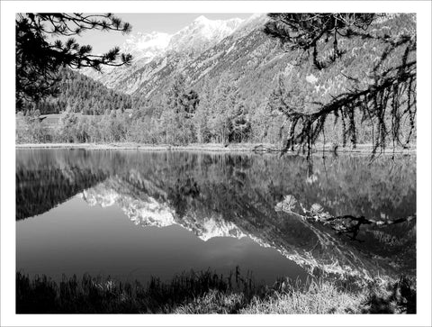 Margherita Lazzati | Cartoline dall'Engadina | Lago Gravatscha | ML EN 05 | due formati: 42 x 59,4 cm - 63 x 83 cm