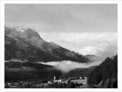 Margherita Lazzati | Cartoline dall'Engadina | Serpente del Maloja | ML EN 06 | due formati: 42 x 59,4 cm - 63 x 83 cm