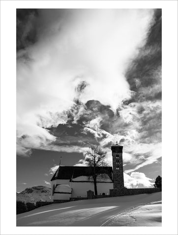 Margherita Lazzati | Cartoline dall'Engadina | San Peter | ML EN 07 | due formati: 59,4 x 42 cm - 63 x 83 cm