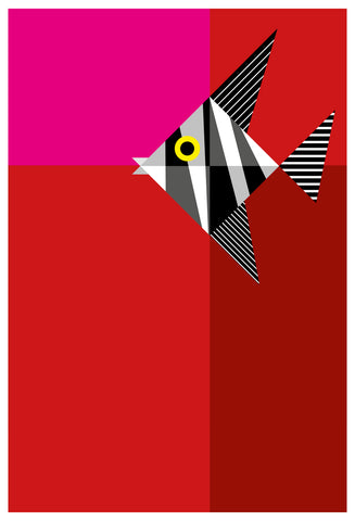 Alfred Drago Rens - Zoo al quadrato #14 - Pesce