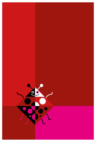 Alfred Drago Rens - Zoo al quadrato #20 - Coccinella