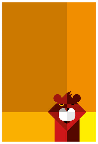 Alfred Drago Rens - Zoo al quadrato #22 - Orso