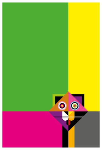 Alfred Drago Rens - Zoo al quadrato #23 - Gatto