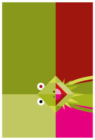 Alfred Drago Rens - Zoo al quadrato #6 - Ranocchio