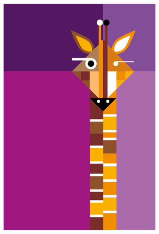 Alfred Drago Rens - Zoo al quadrato #8 - Giraffa