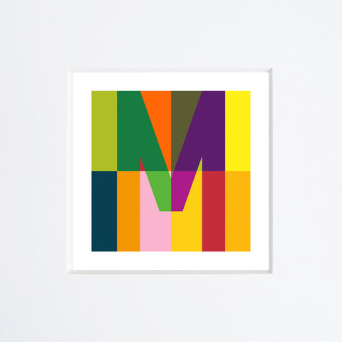 Alfred Drago Rens Alfabeto lettera M