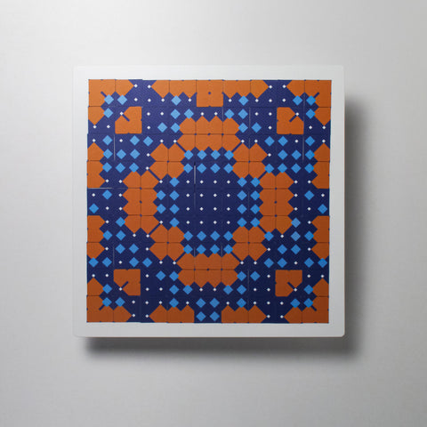 Adriano Attus | Neometria on Black/White Board | 3 | Checks III