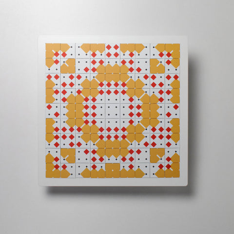 Adriano Attus | Neometria on Black/White Board | 4 | Checks IV