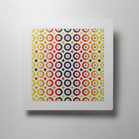 Adriano Attus | Neometria on Black/White Board | 6 | Circles II