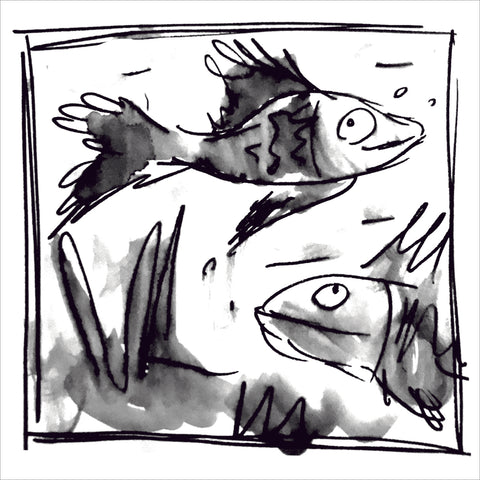 Beatrice Gaspari | Pesci | 27 x 27 cm | (MINI BEA 59)