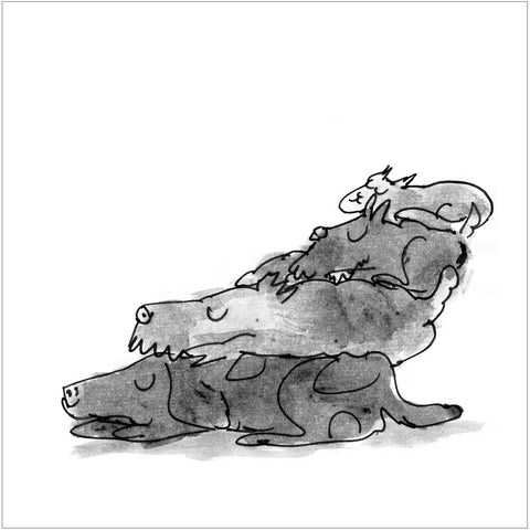 Beatrice Gaspari | Cani | 27 x 27 cm | (MINI BEA 21)