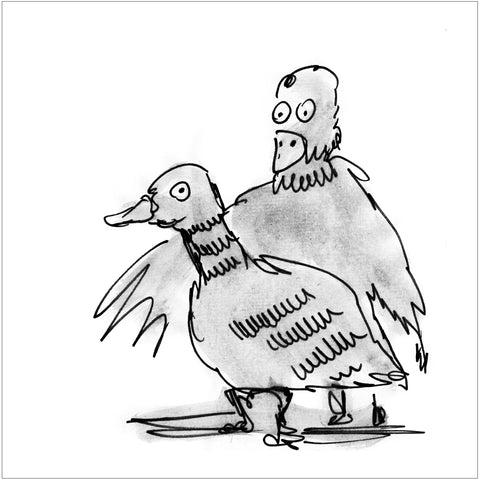 Beatrice Gaspari | Due papere | 27 x 27 cm | (MINI BEA 22)