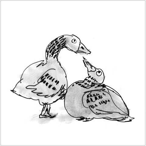 Beatrice Gaspari | Due papere | 27 x 27 cm | (MINI BEA 24)