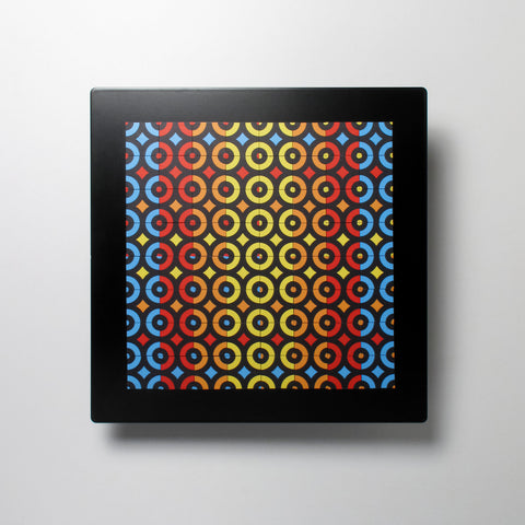 Adriano Attus | Neometria on Black/White Board | 8 | Circles IV