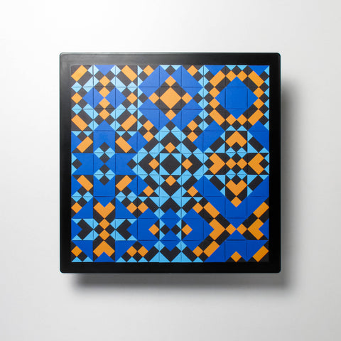 Adriano Attus | Neometria on Black/White Board | 11 | Diagonal V