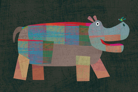 Giulia Orecchia | Ippopotamo | 40 x 60 cm | (GO26)