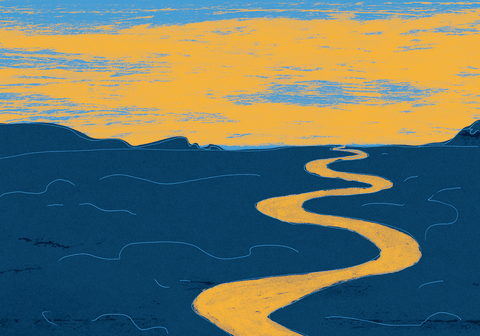 Guido Scarabottolo | Senza titolo | 76 x 108 cm | SCA 201