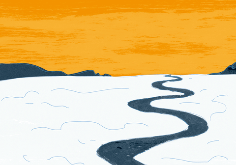 Guido Scarabottolo | Senza titolo | 76 x 108 cm | SCA 203