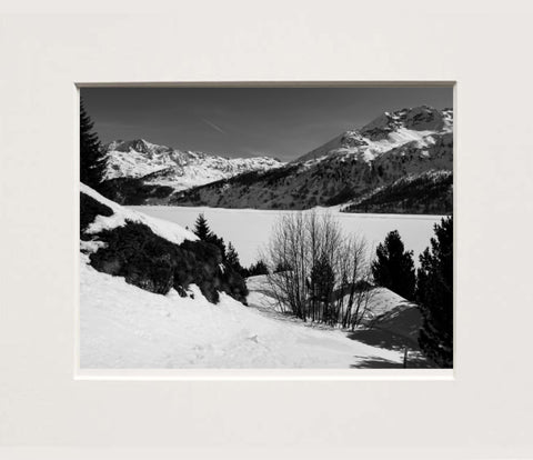 Margherita Lazzati | Cartoline dall'Engadina | Vista Isola | ML P EN 12 | 33 x 40 cm