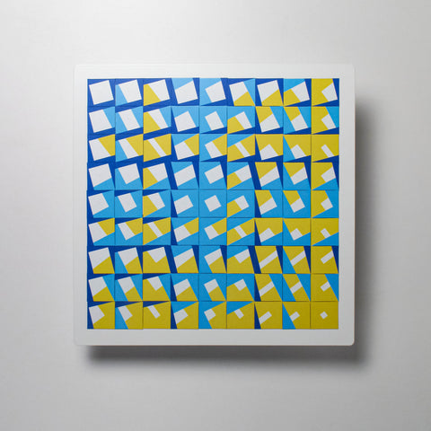 Adriano Attus | Neometria on Black/White Board | 20 | Lens II