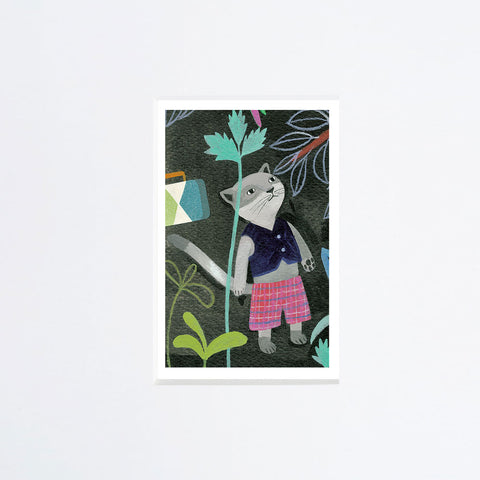 Simona Mulazzani | Gatto Felice | 25 x 25 cm | (MINIMU 03)