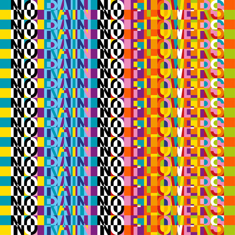 Alfred Drago Rens | Citazioni Tinte | 27 x 27 cm | NO RAIN NO FLOWERS (MINI ADR CIT 14)