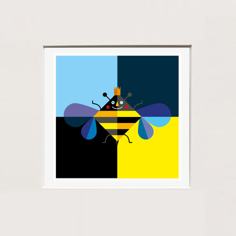 Alfred Drago Rens | MINI Ape regina | 25 x 25 cm | (MINI ADR ZOO 01)