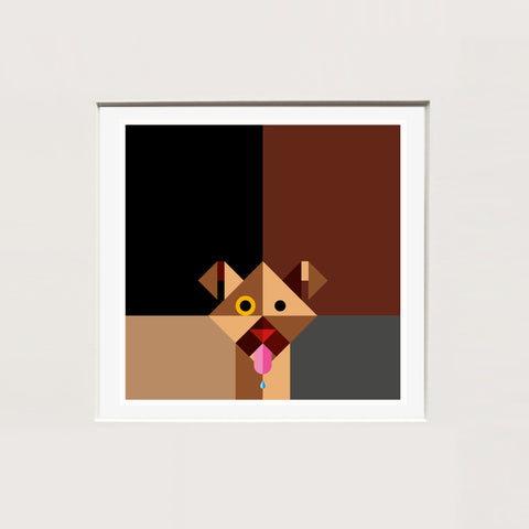 Alfred Drago Rens | MINI Cane | 25 x 25 cm | (MINI ADR ZOO 03)