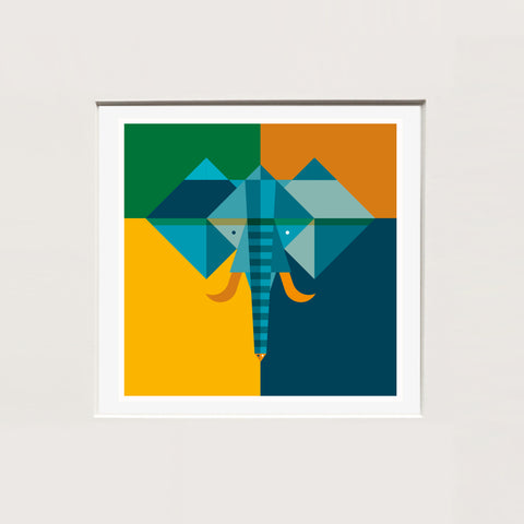 Alfred Drago Rens | MINI Elefante | 25 x 25 cm | (MINI ADR ZOO 13)