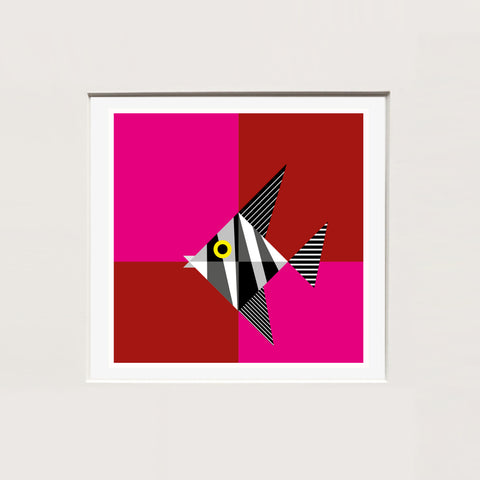 Alfred Drago Rens | MINI Pesce tropicale | 25 x 25 cm | (MINI ADR ZOO 14)