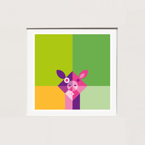 Alfred Drago Rens | MINI Porcello | 25 x 25 cm | (MINI ADR ZOO 22)