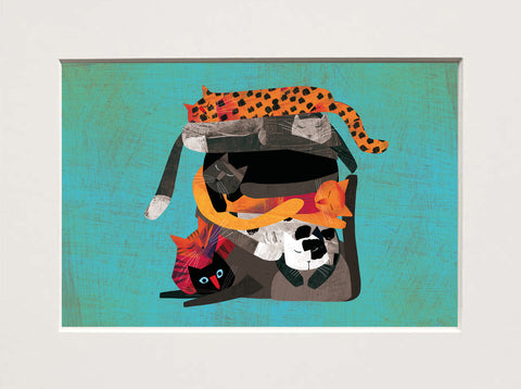 Giulia Orecchia | Mini gatti | 24,5 x 32,5 cm | (MINI GO07)