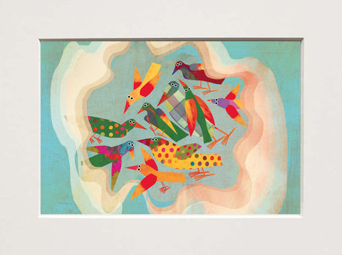 Giulia Orecchia | Mini uccelli | 24,5 x 32,5 cm | (MINI GO18)