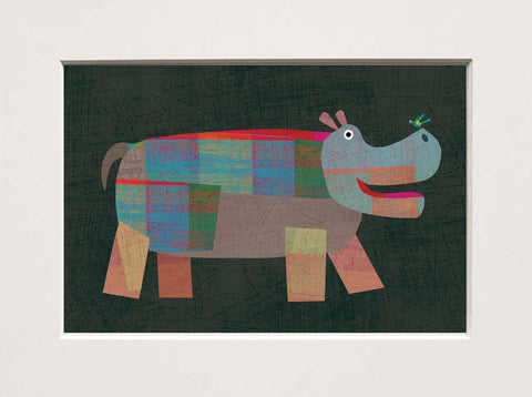 Giulia Orecchia | Mini Ippopotamo | 24,5 x 32,5 cm | (MINI GO26)