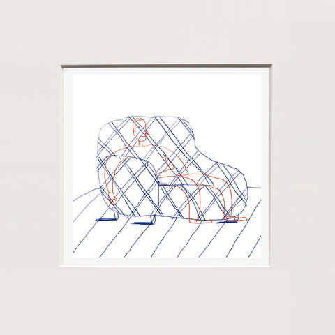 Guido Scarabottolo | Senza titolo | 25 x 25 cm | (MINISCA 55)