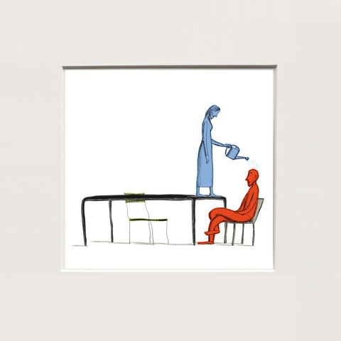 Guido Scarabottolo | Senza titolo | 25 x 25 cm | (MINISCA 74)