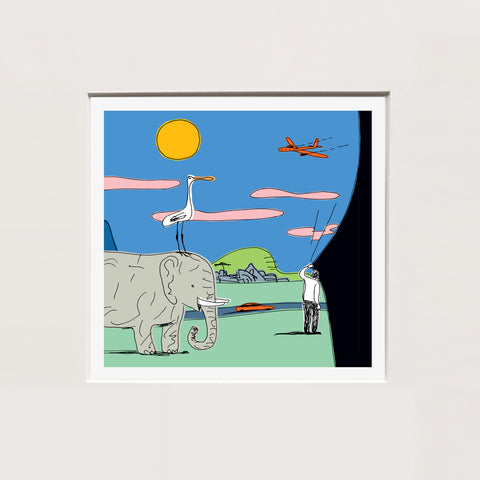 Guido Scarabottolo | Senza titolo | 25 x 25 cm | (MINISCA 89)