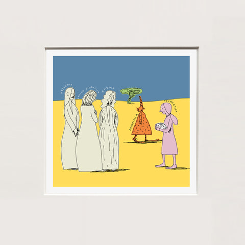 Guido Scarabottolo | Senza titolo | 25 x 25 cm | (MINISCA 94)