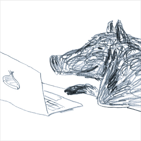 Guido Scarabottolo | Senza titolo | 27 x 27 cm | (MINISCA 07)