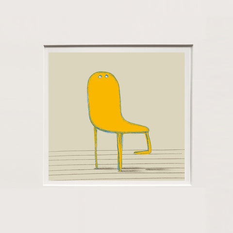 Guido Scarabottolo | Le Sedie - 1 | 25 x 25 cm | (MINISCA 09)