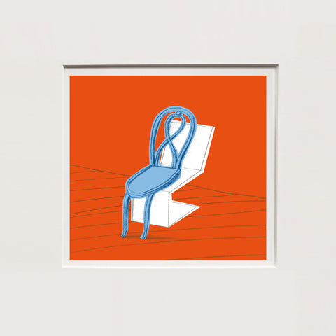 Guido Scarabottolo | Le Sedie - 8 | 25 x 25 cm | (MINISCA 16)