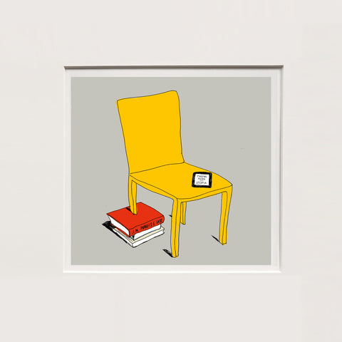 Guido Scarabottolo | Le Sedie - 9 | 25 x 25 cm | (MINISCA 17)