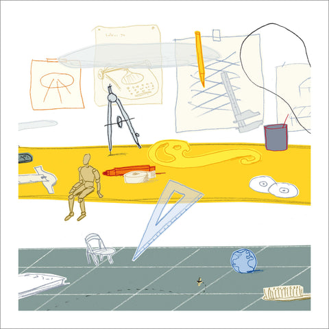 Guido Scarabottolo | Senza titolo | 27 x 27 cm | (MINISCA 35)