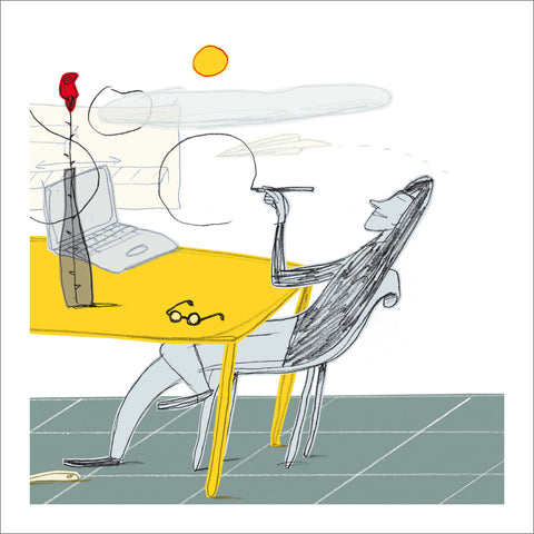 Guido Scarabottolo | Senza titolo | 27 x 27 cm | (MINISCA 36)