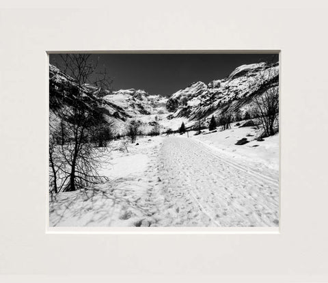 Margherita Lazzati | Cartoline dall'Engadina | Ghiacciaio del Morteratsch | ML P EN 02 | 33 x 40 cm