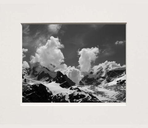 Margherita Lazzati | Cartoline dall'Engadina | Ghiacciaio del Roseg| ML P EN 03 | 33 x 40 cm